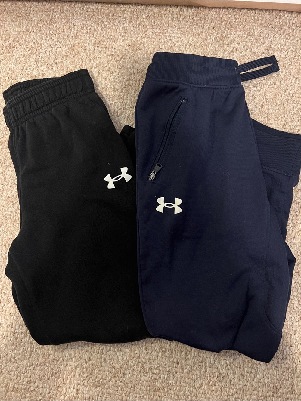 Under Armour Kids Black & Navy Logo Pants Set